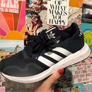 navy blue adidas sneakers